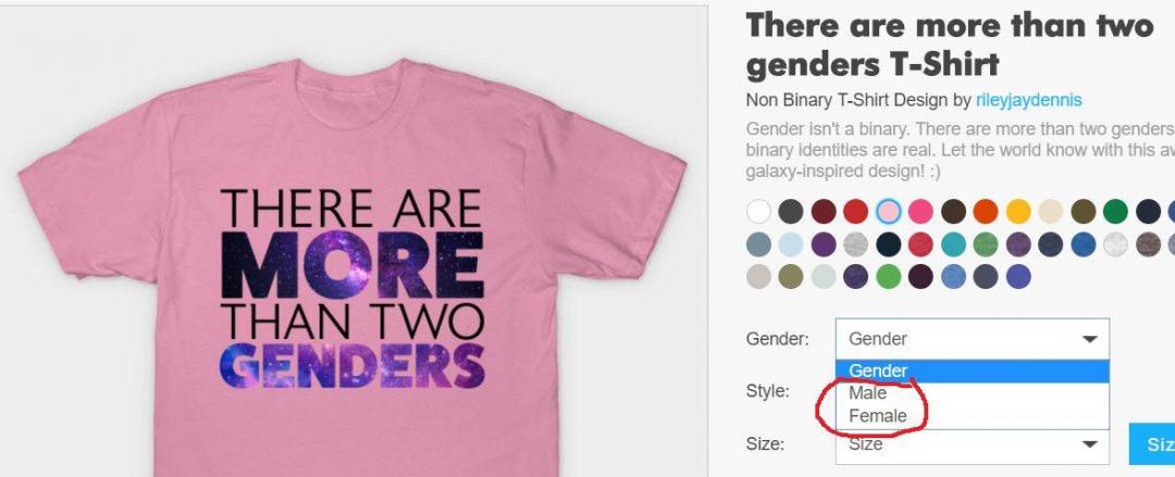 Image result for there is more than two genders shirt