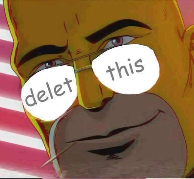 Image result for delet this