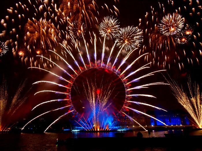 Image result for london eye fireworks